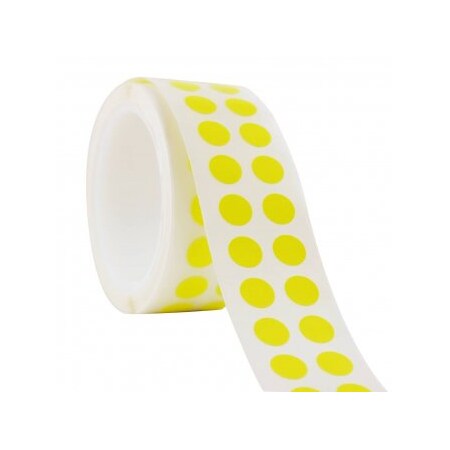 Diversified Biotech Tough-Spots, 3/8" Dia, Yellow, 1000/pk, 1000PK 247106Y